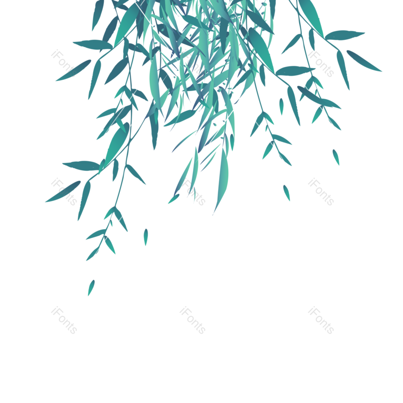叶子图片,绿叶元素,树叶PNG,树枝免抠素材